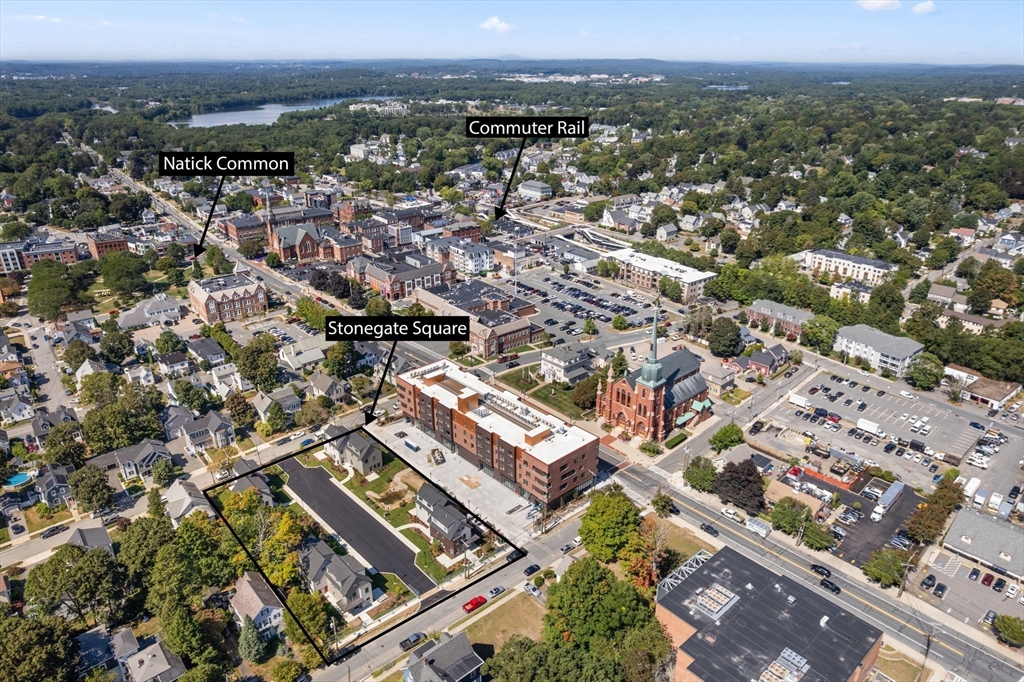 3 B Wilson Street, Unit 3B Natick, MA 01760 - Photo 32 of 33 an aerial view of city