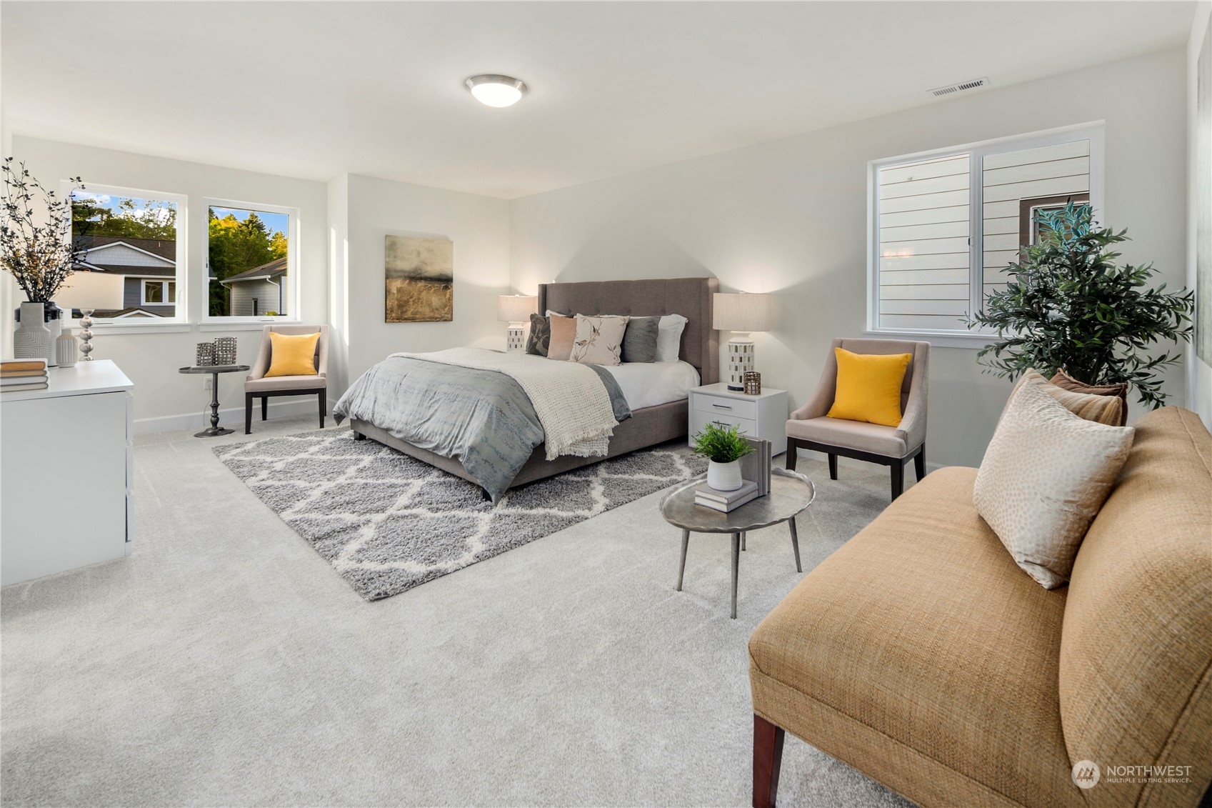 10969 Lot 8 Se 165th Street Renton, WA 98055 - Photo 22 of 38 a spacious bedroom with a bed and window