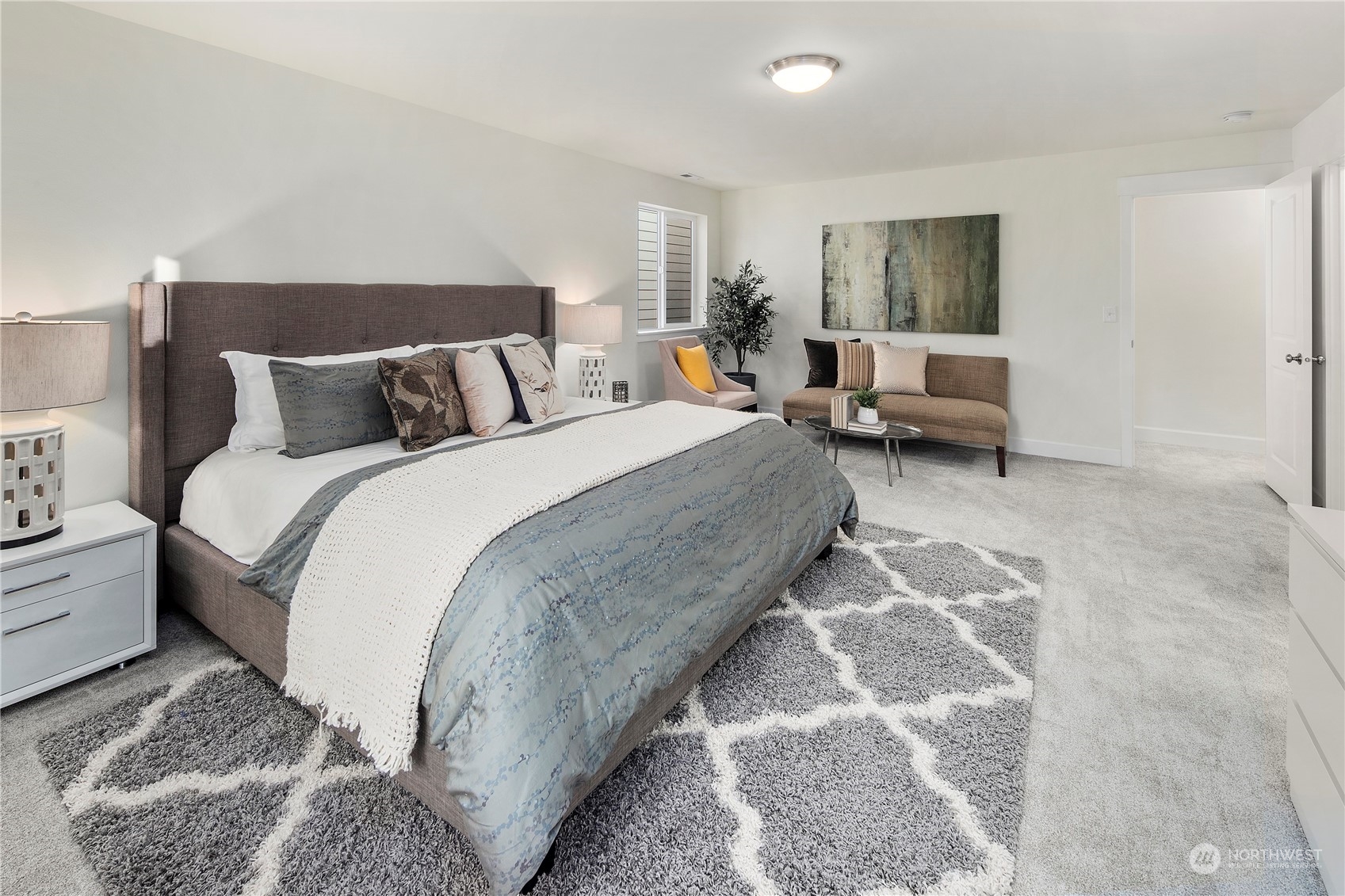 10969 Lot 8 Se 165th Street Renton, WA 98055 - Photo 24 of 38 a bed room with a bed and a couch