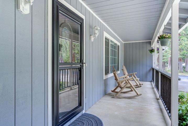 37105 Sapphire Road Burney, CA 96013 - Photo 5 of 39 a view of chair in the balcony with wooden floor