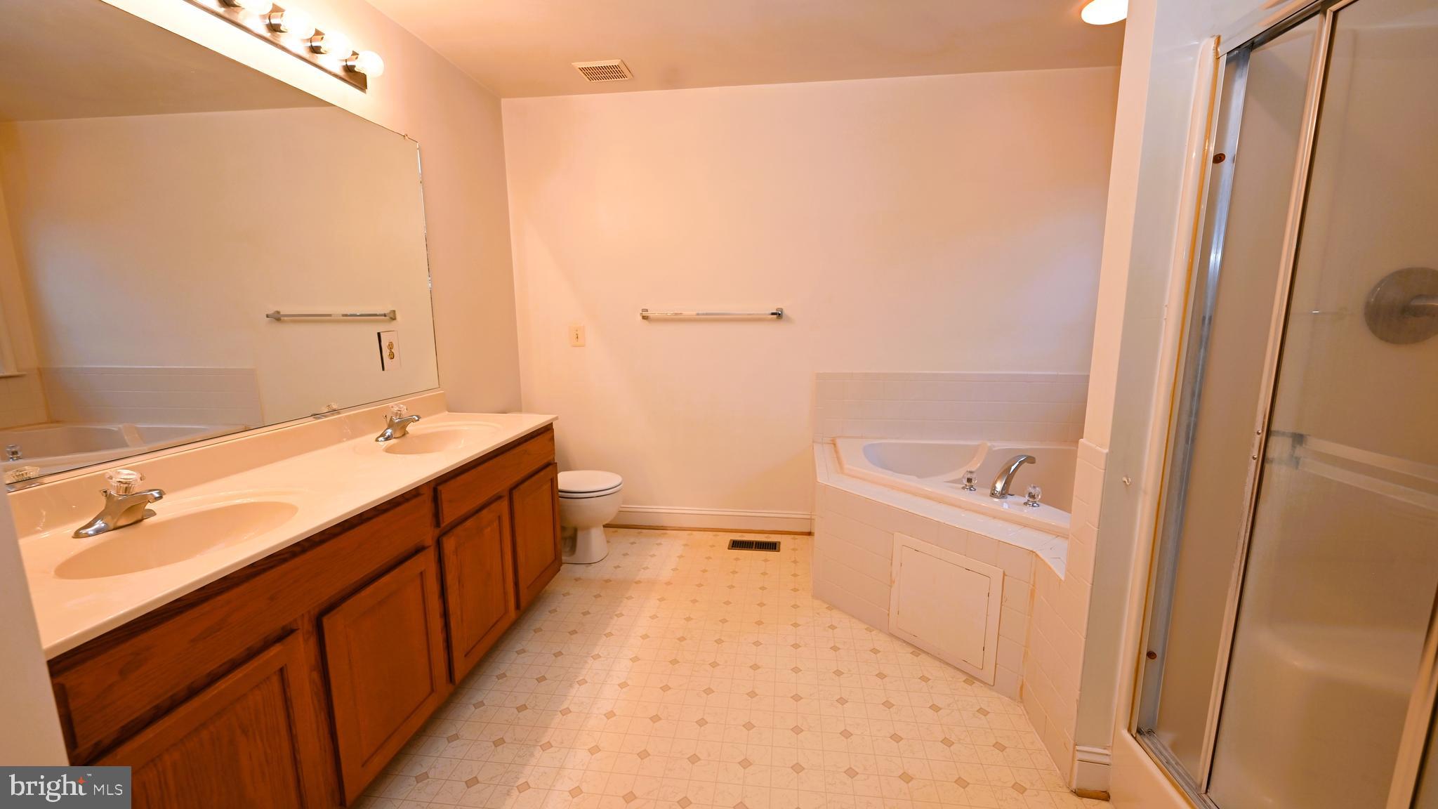 11258 Wildmeadows Street Waldorf, MD 20601 - Photo 14 of 33 a spacious bathroom with a tub sink and mirror
