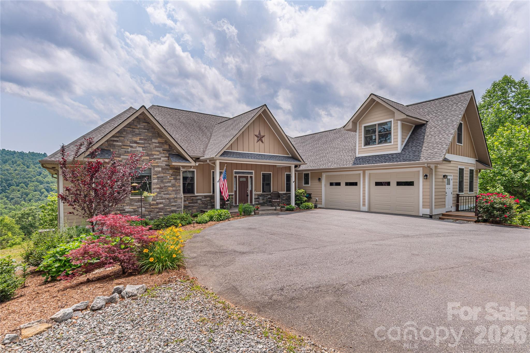 930 Big Raven Lane Saluda, NC 28773 - Photo 1 of 35 a front view of house with yard