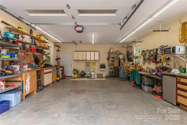 a view of a storage in a room