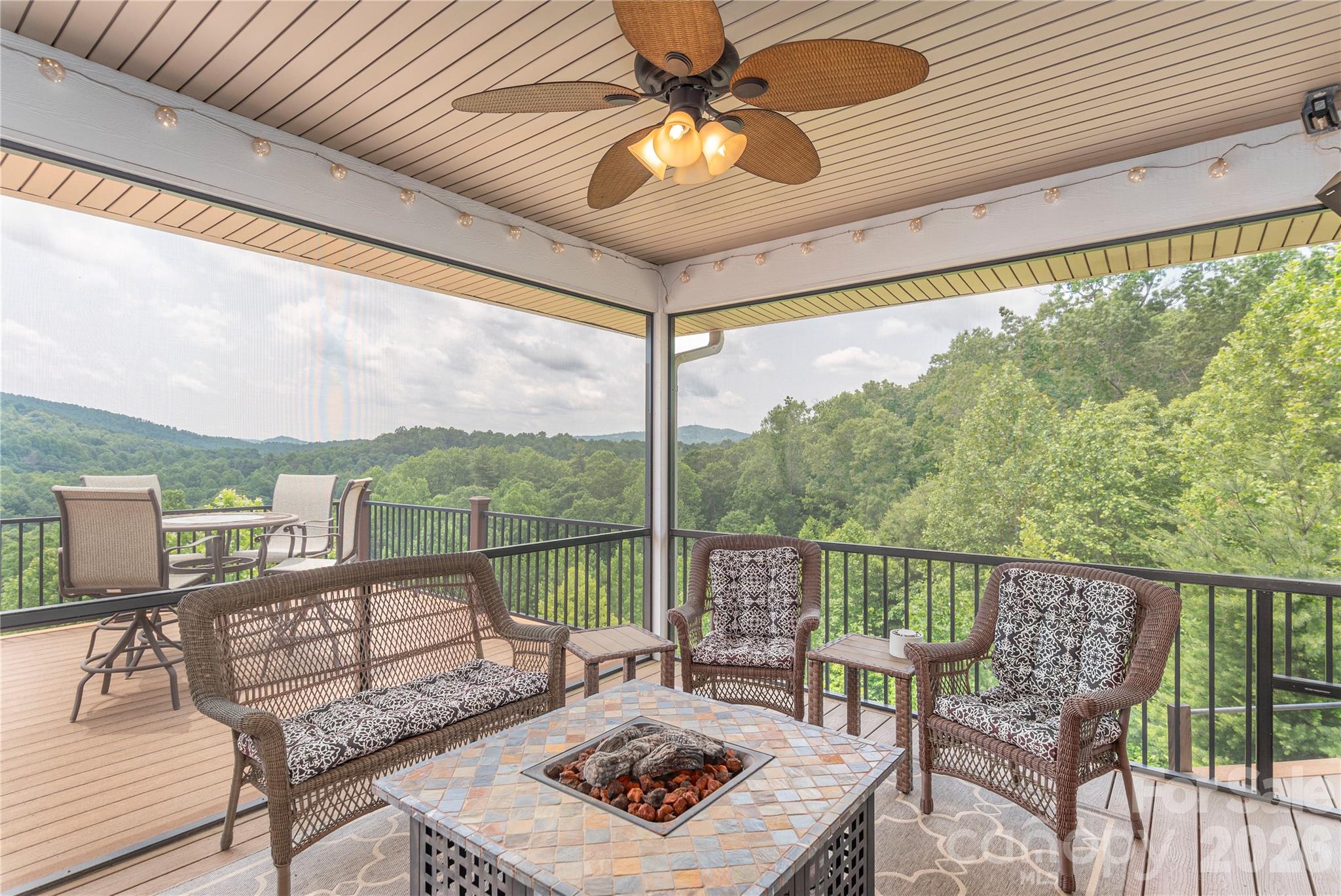 930 Big Raven Lane Saluda, NC 28773 - Photo 7 of 35 a view of a outdoor seating