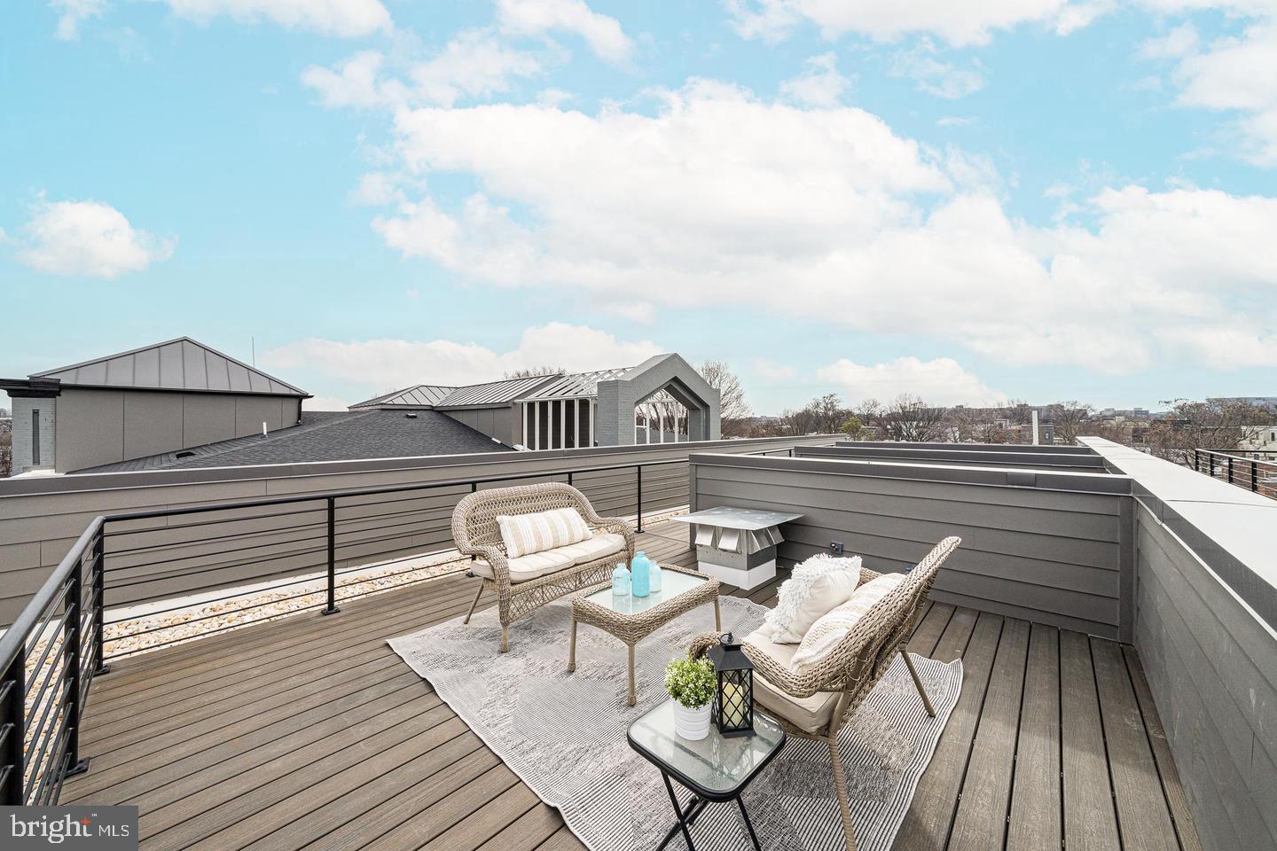 442 R Street Northwest, Unit A Washington, DC 20001 - Photo 18 of 25 a view of a terrace with seating space