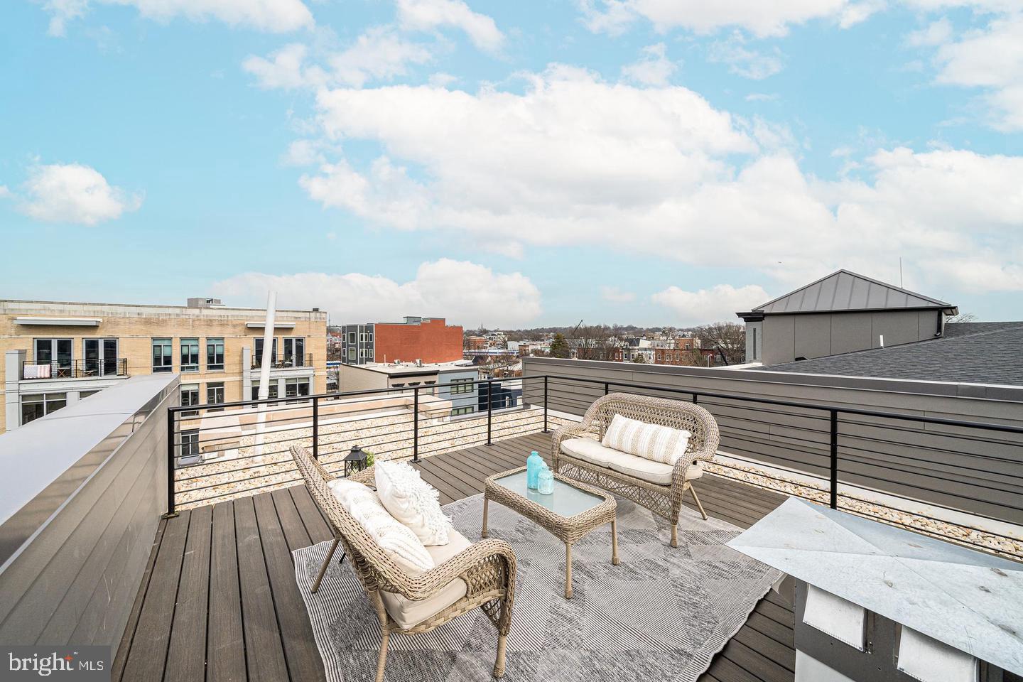 442 R Street Northwest, Unit A Washington, DC 20001 - Photo 19 of 25 a view of a terrace with seating space