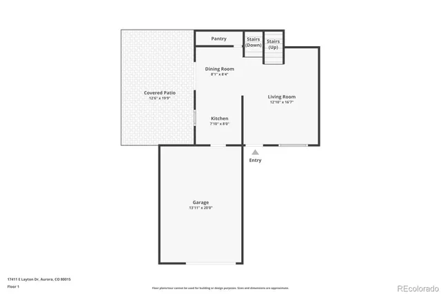 $425,000 | 17411 East Layton Drive, Aurora, CO 80015