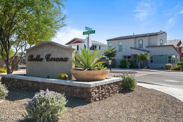a view of a house with a garden