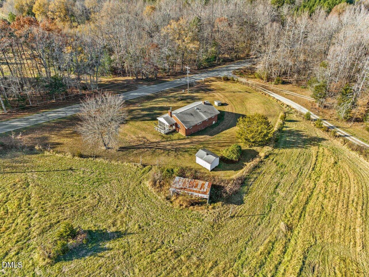 8909 Wilkerson Road Cedar Grove, NC 27231 - Photo 12 of 33 43-Aerial View
