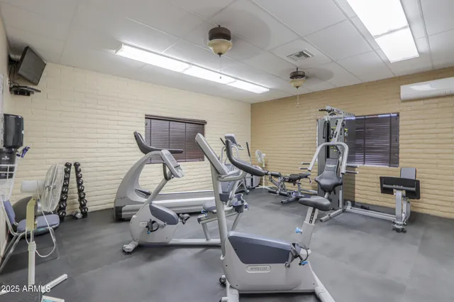 swimming pool view with a outdoor seating space