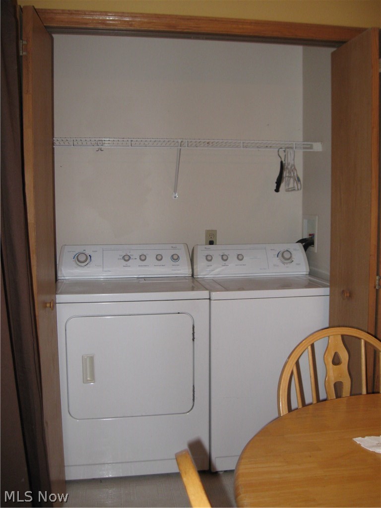 52 Beech Street Rittman, OH 44270 - Photo 28 of 35 Convenient laundry closet with shelf. Room above for an additional shelf. Double doors close it all off when washer & dryer are not in use.