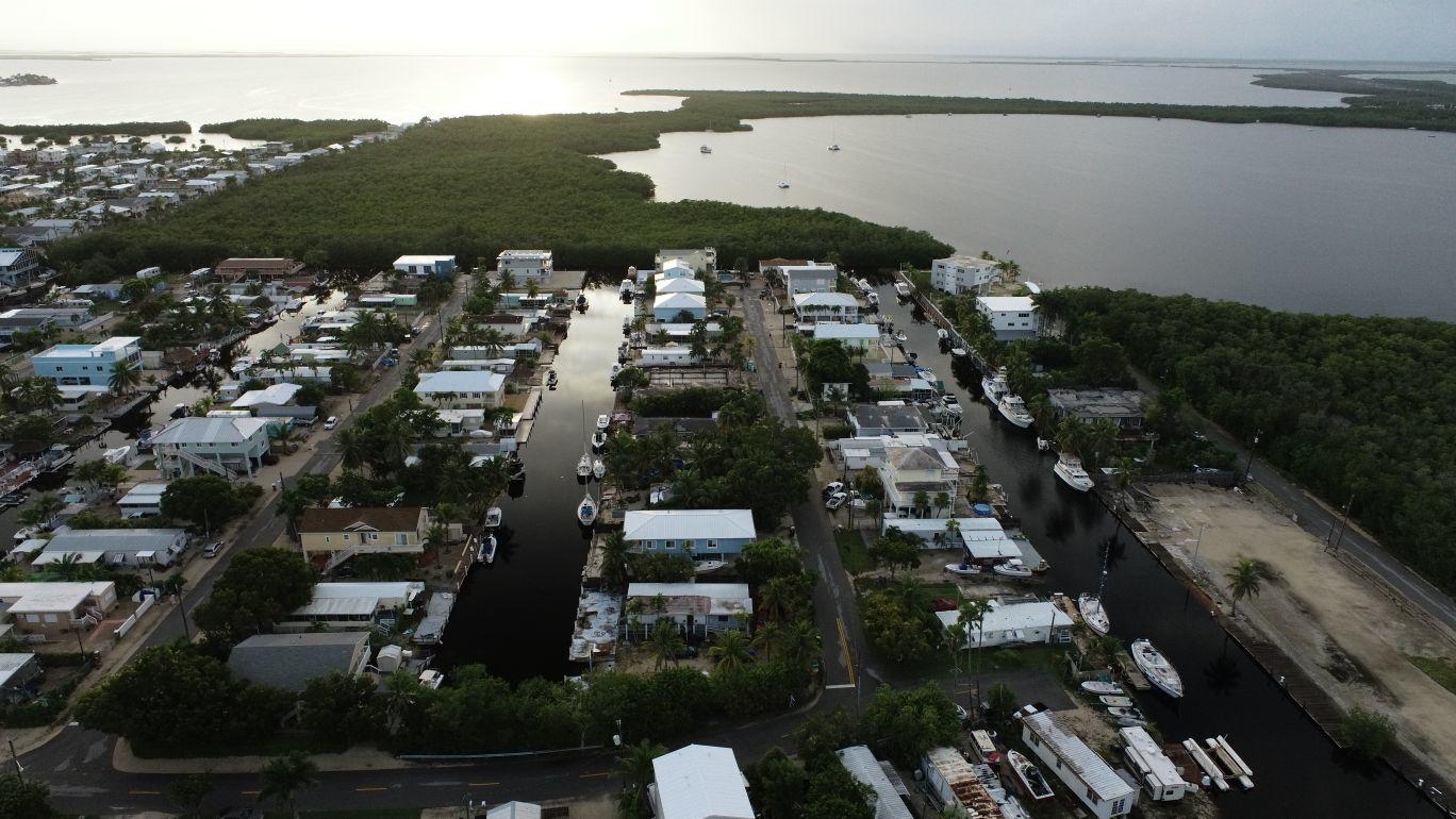 402 Big Pine Road Key Largo, FL 33037 - Photo 13 of 15 Overhead up the canal 1