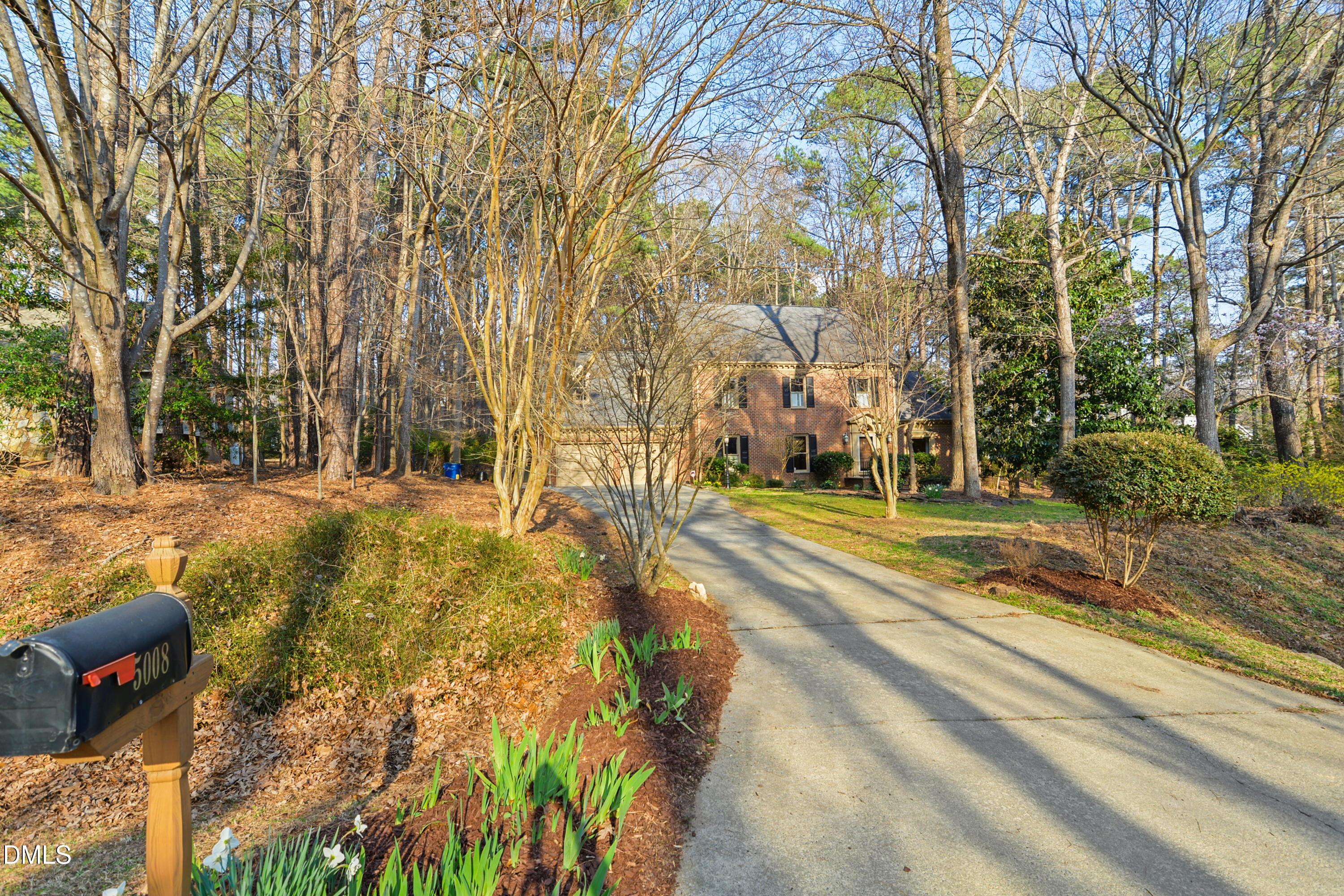5008 Wood Valley Drive Raleigh, NC 27613 - Photo 3 of 37 a view of yard with swimming pool and sitting area