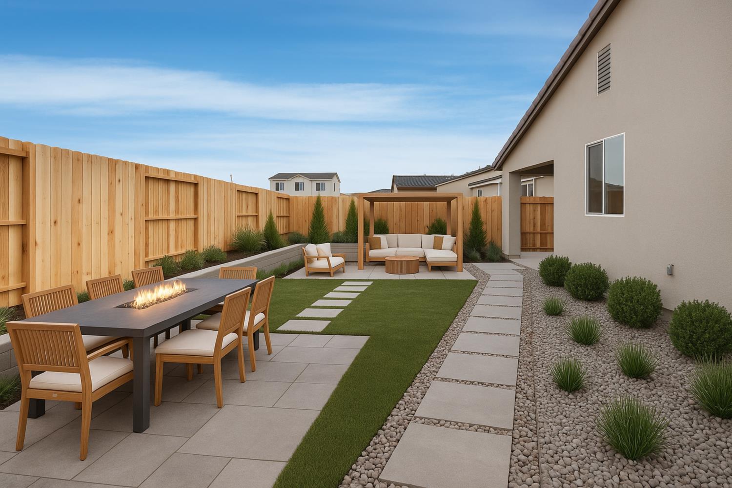 2182 Silk Avenue Manteca, CA 95337 - Photo 12 of 29 Backyard Idea (virtually staged)