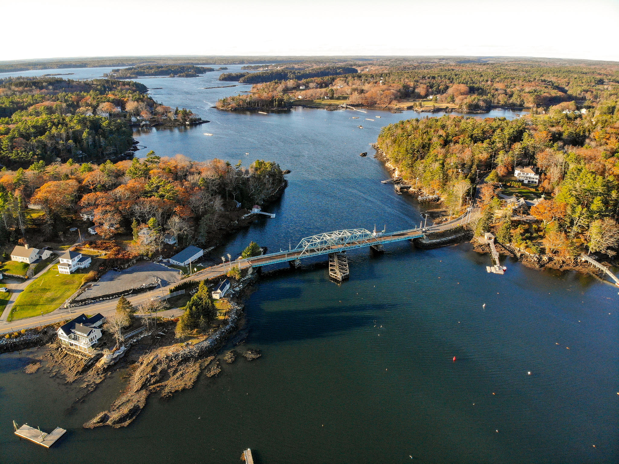 112 Cape Newagen Road Southport, ME 04576 - Photo 10 of 13 Swing Bridge_Southport