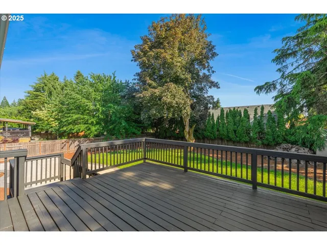 a view of deck with a outdoor view