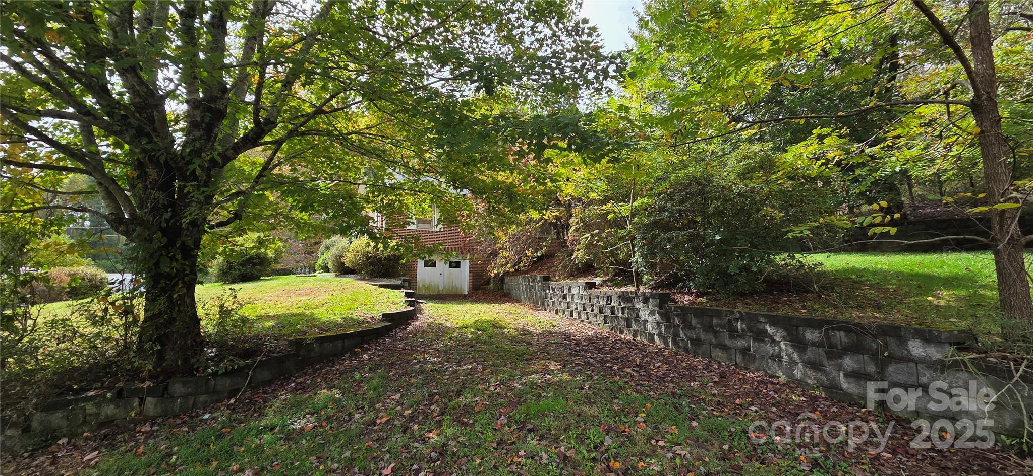 214 Old Dale Road Spruce Pine, NC 28777 - Photo 13 of 42 a view of a yard with large trees