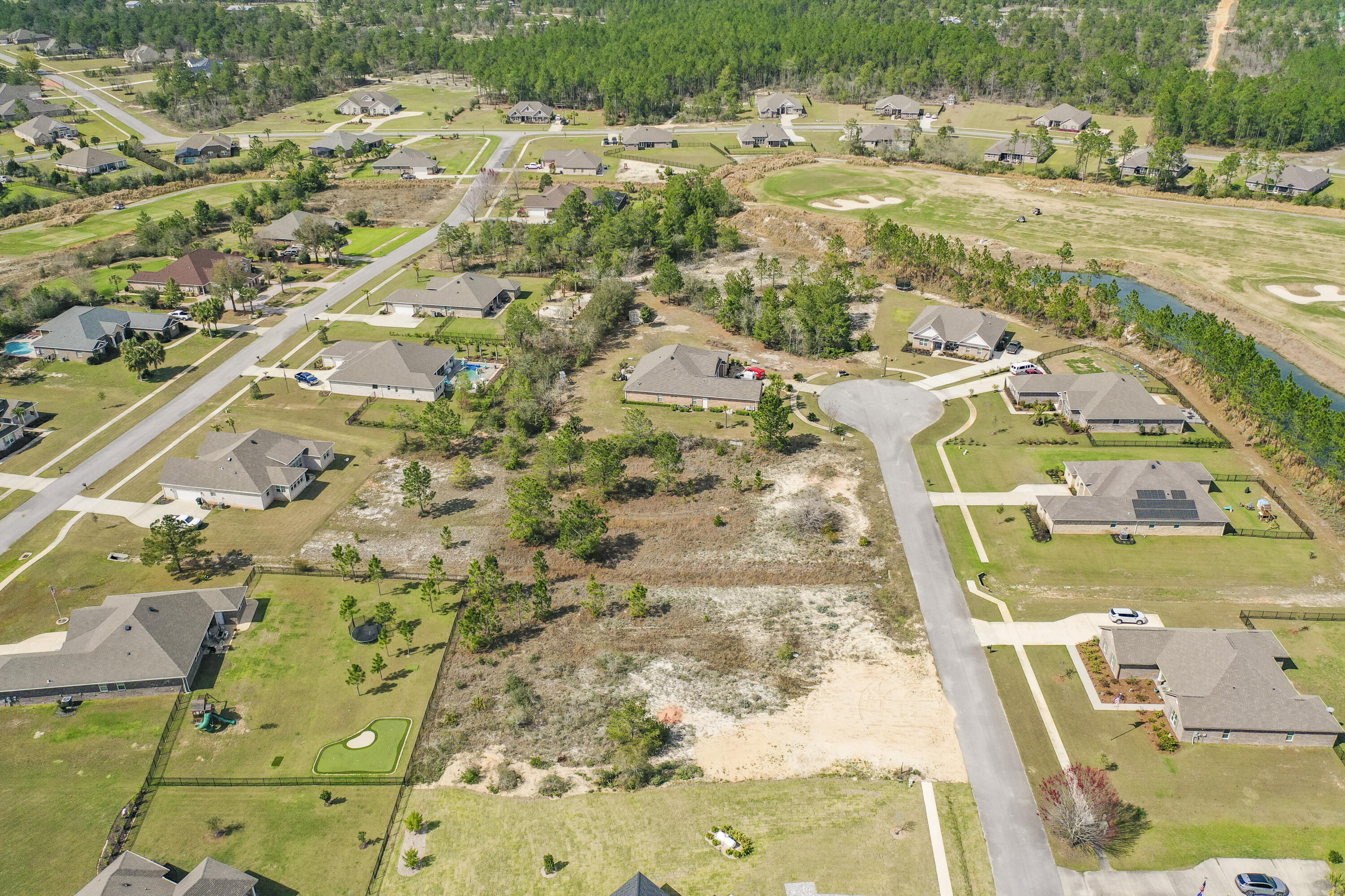 379 Fairway Crossing Freeport, FL 32439 - Photo 11 of 32 an aerial view of residential houses with outdoor space