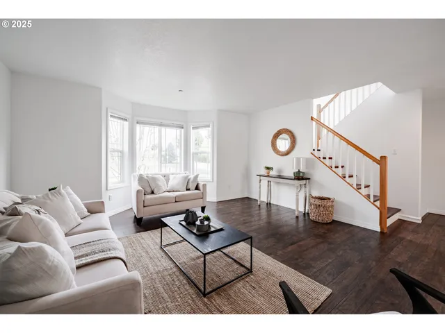 a backyard of a house with yard