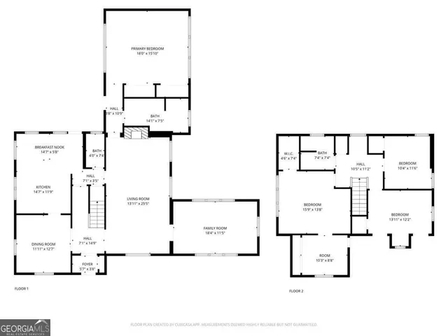 a picture of a building with a bench