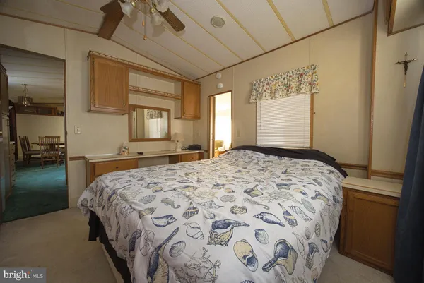 a view of a lake with outside area