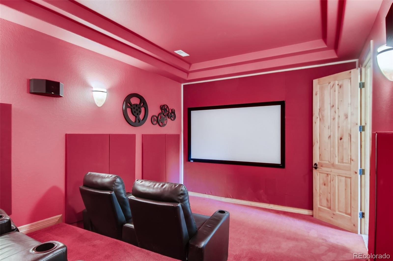 1265 Silver Rock Lane Evergreen, CO 80439 - Photo 27 of 35 a view of a room with furniture and screen