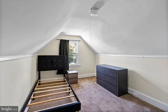 a view of a hallway with closet