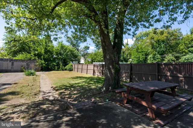 a view of swimming pool with a yard