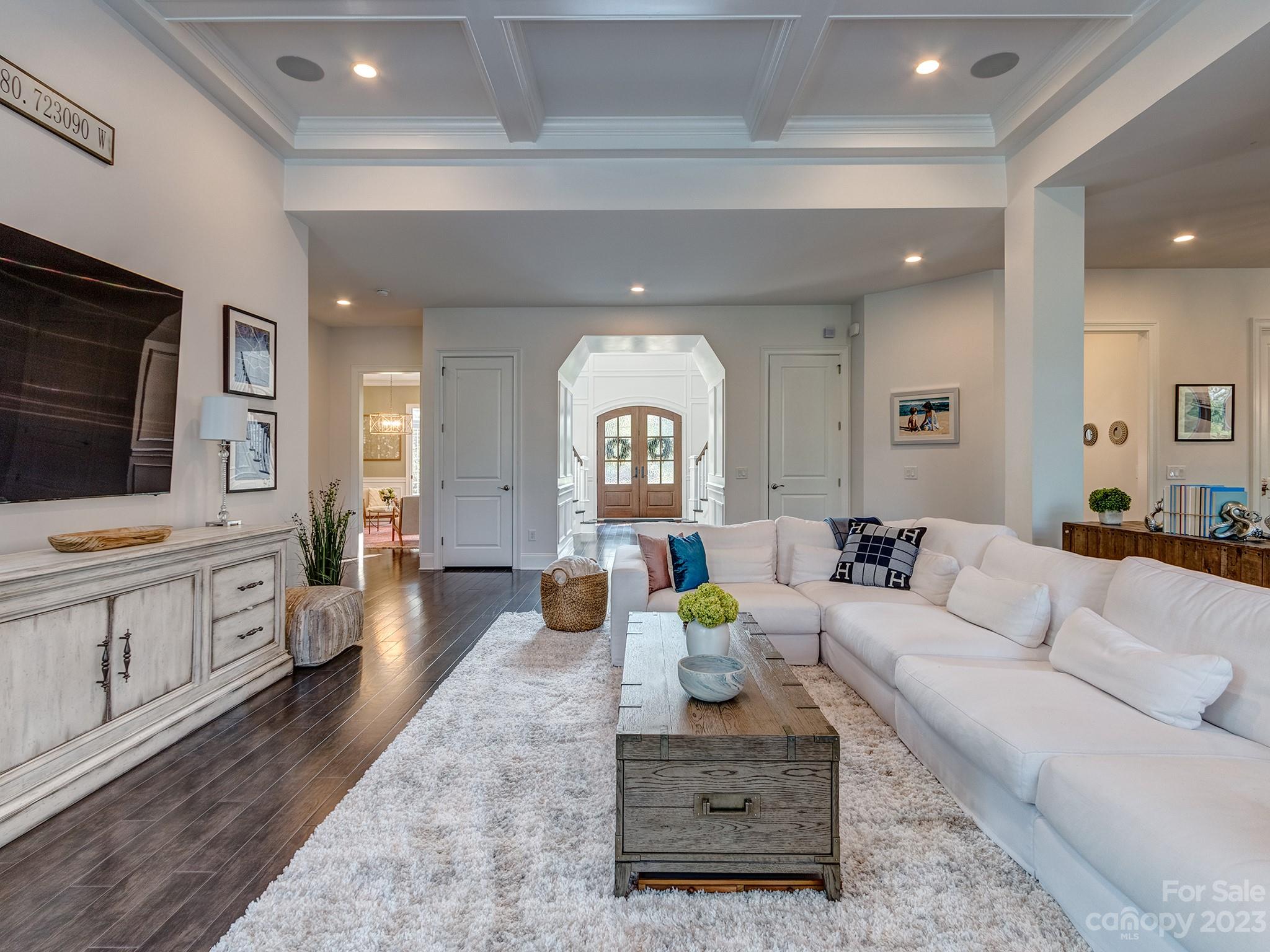 411 Turtleback Ridge Weddington, NC 28104 - Photo 15 of 48 a living room with furniture and a flat screen tv