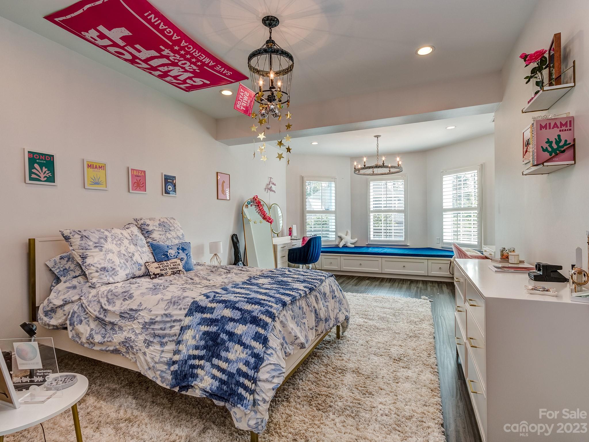 411 Turtleback Ridge Weddington, NC 28104 - Photo 32 of 48 a bedroom with bed and a window