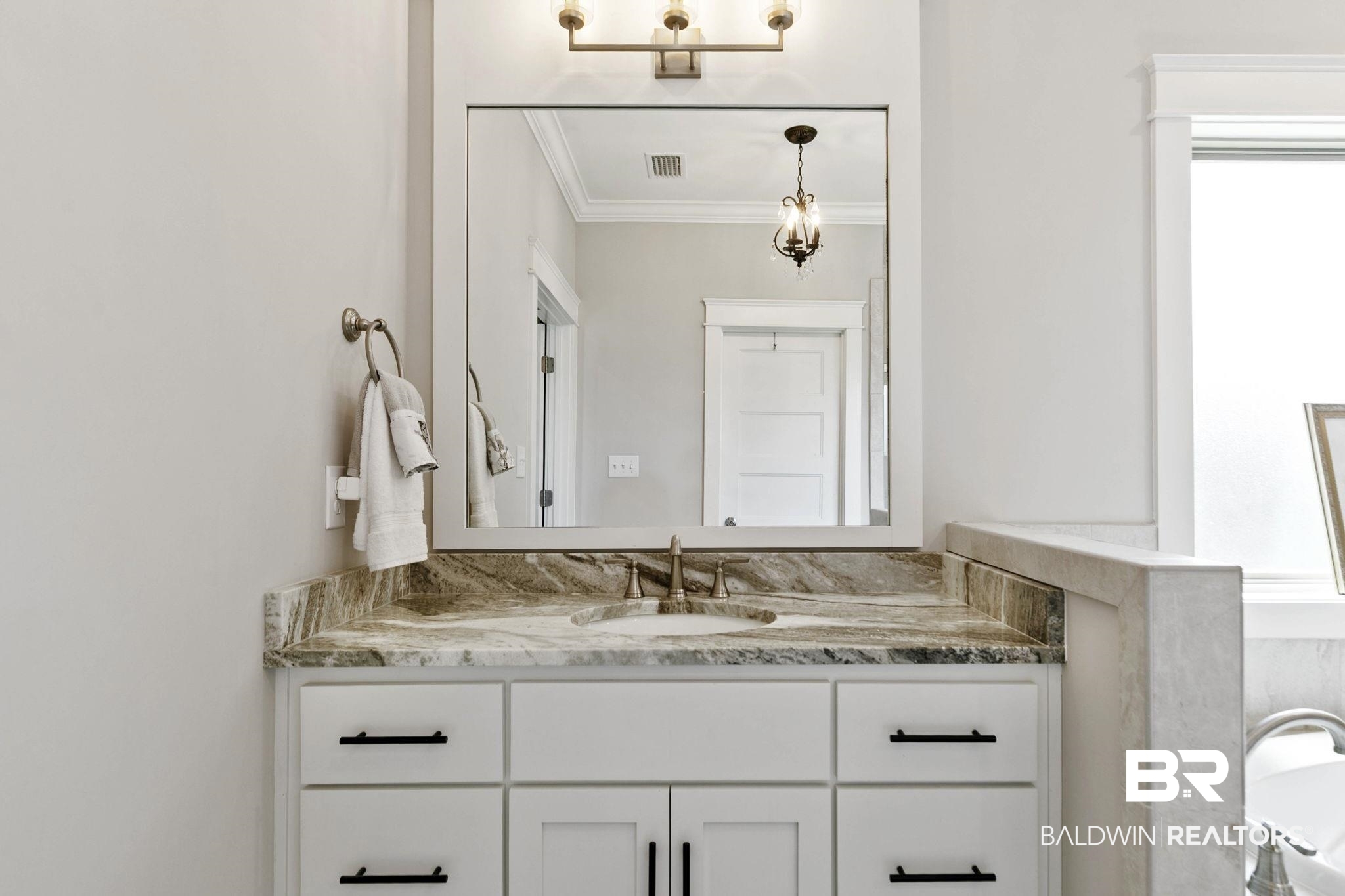 291 Hemlock Drive Fairhope, AL 36532 - Photo 33 of 65 Bathroom featuring ornamental molding and vanity