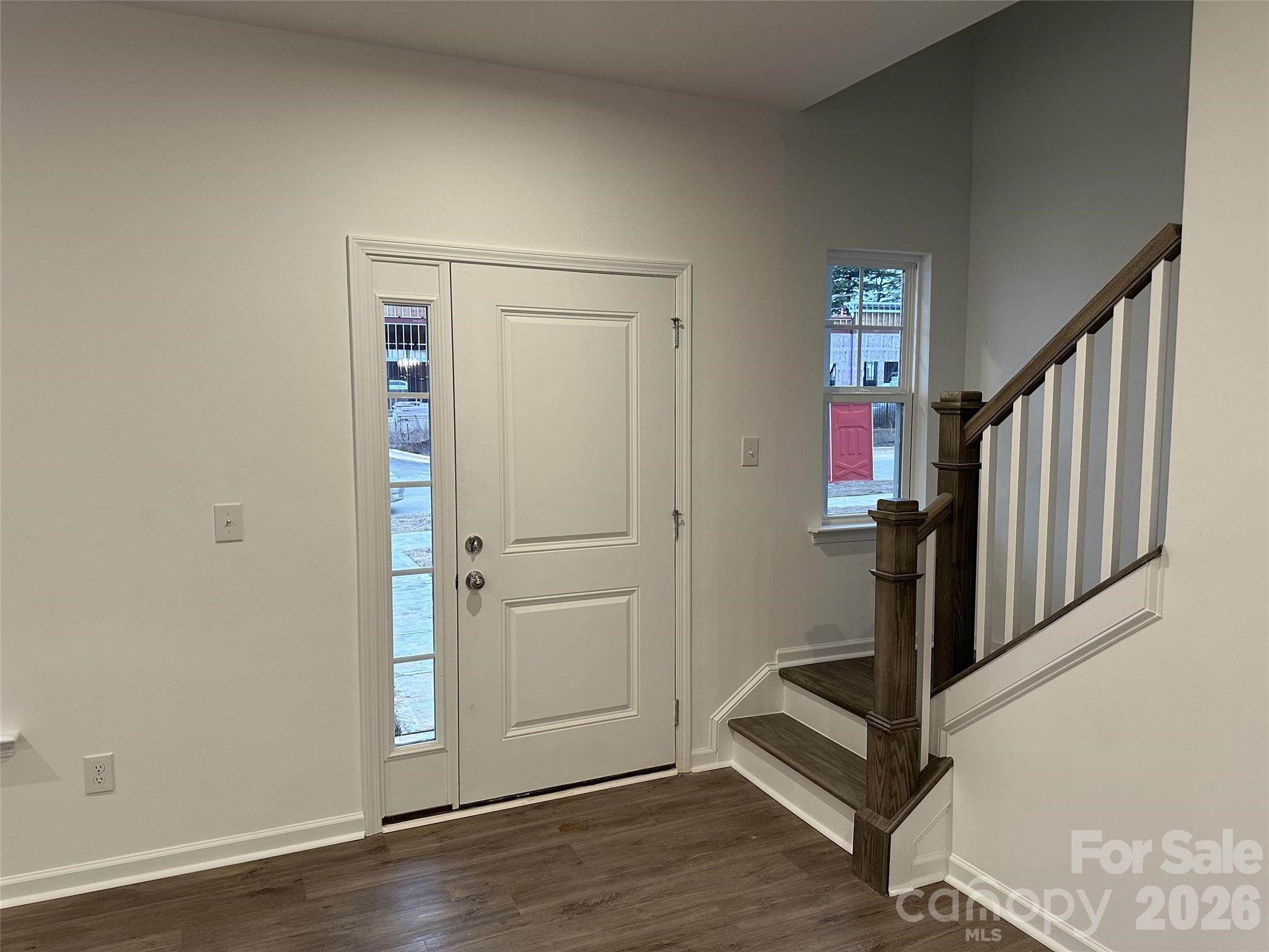 1872 Teachers House Road Northwest Concord, NC 28027 - Photo 3 of 14 a view of an entryway with wooden floor