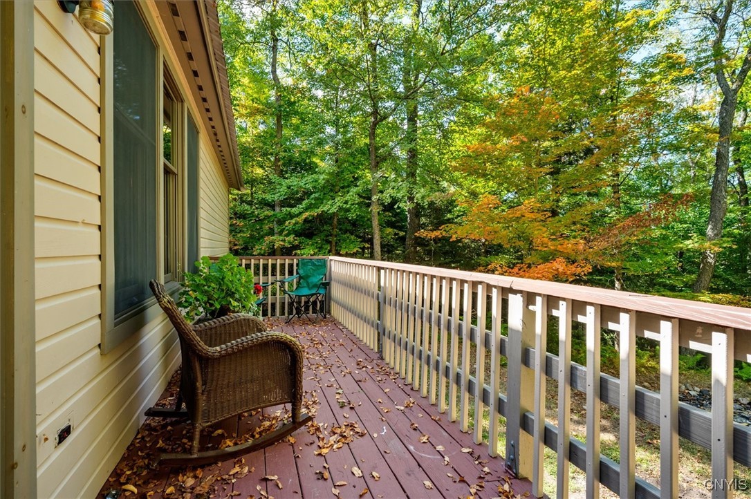 127 Long View West Webb, NY 13420 - Photo 24 of 25 Back deck area for watching the wild life.