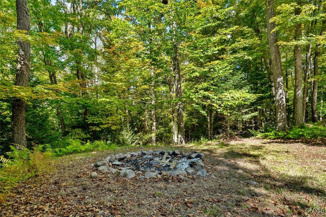 127 Long View West Webb, NY 13420 - Photo 25 of 25 Fire pit area in the private back yard.