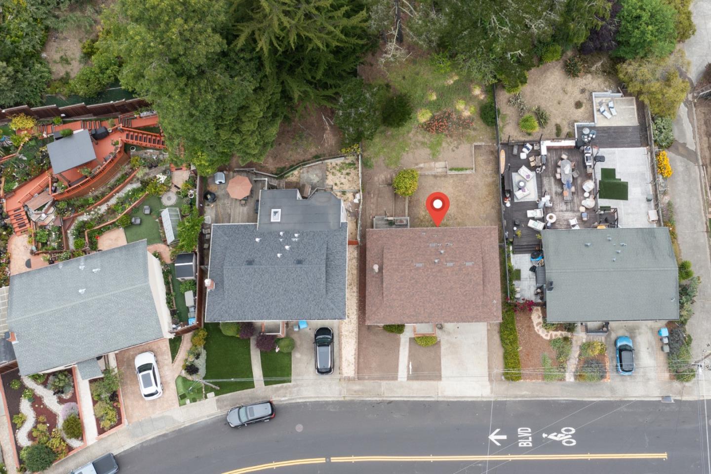 1287 Lerida Way Pacifica, CA 94044 - Photo 8 of 52 an aerial view of residential houses with outdoor space and parking