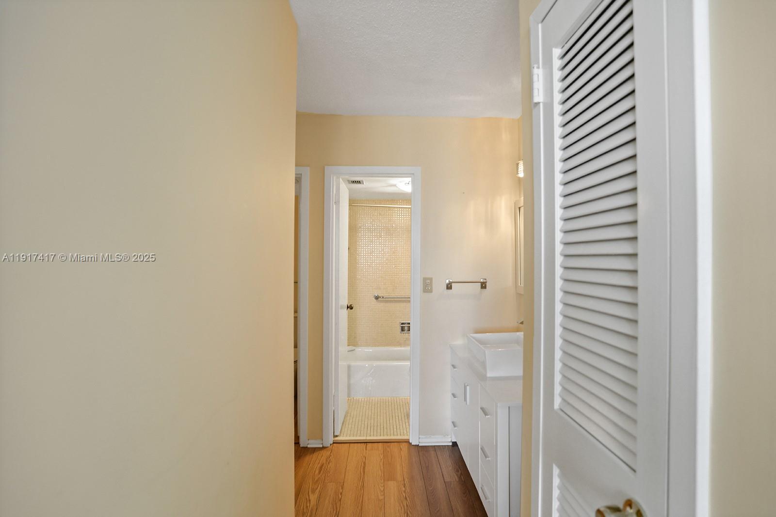 2030 South Ocean Drive, Unit 503 Hallandale Beach, FL 33009 - Photo 22 of 41 a view of a bathroom from the hallway