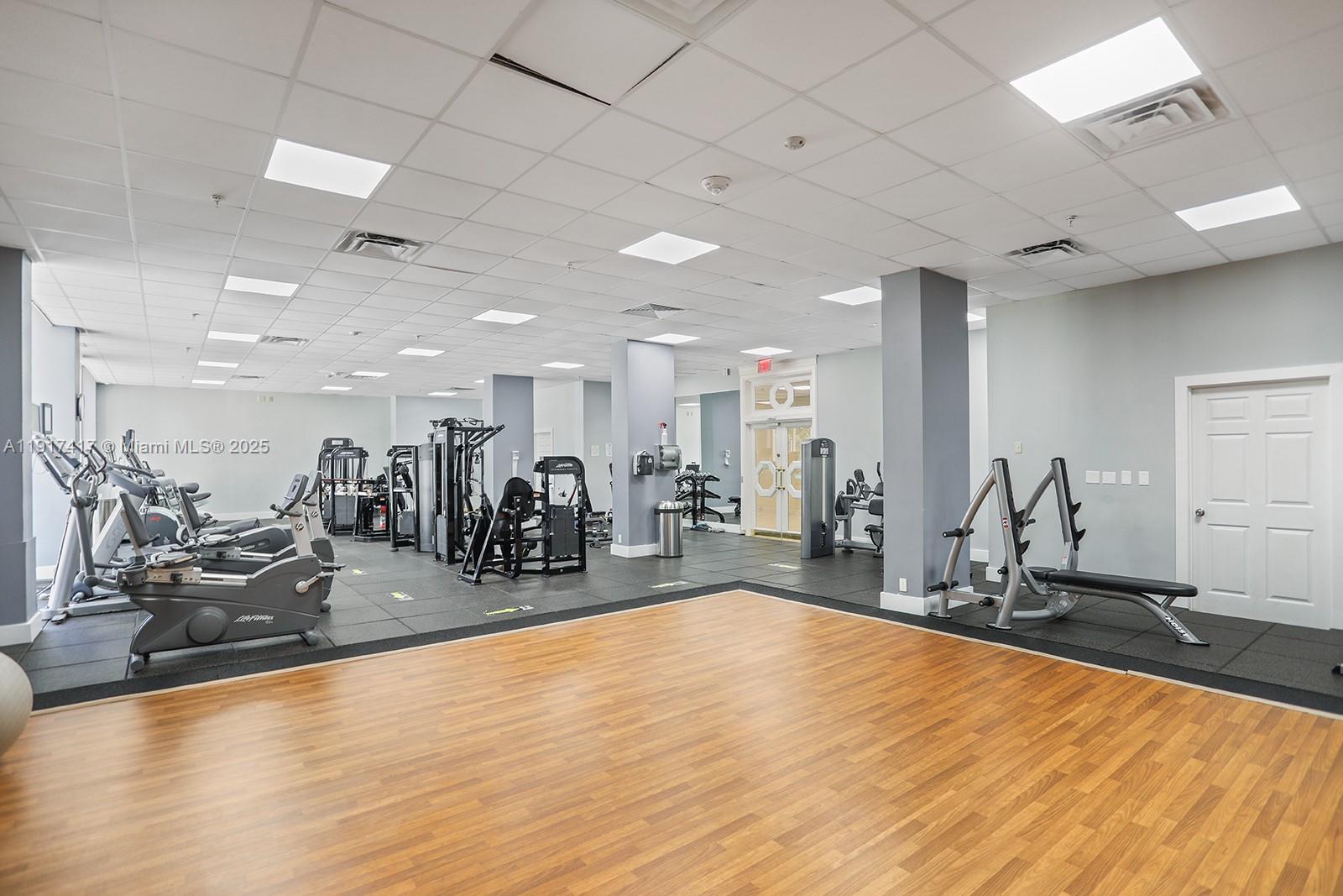 2030 South Ocean Drive, Unit 503 Hallandale Beach, FL 33009 - Photo 32 of 41 a view of a room with gym equipment