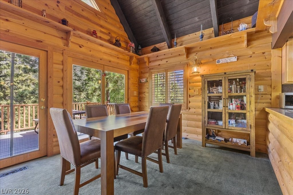 370 Alpine Way Mount Charleston, NV 89124 - Photo 10 of 79 Dining area.