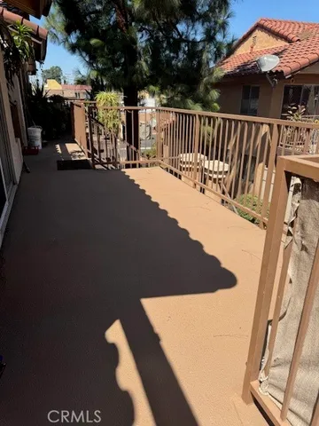 a view of balcony and patio