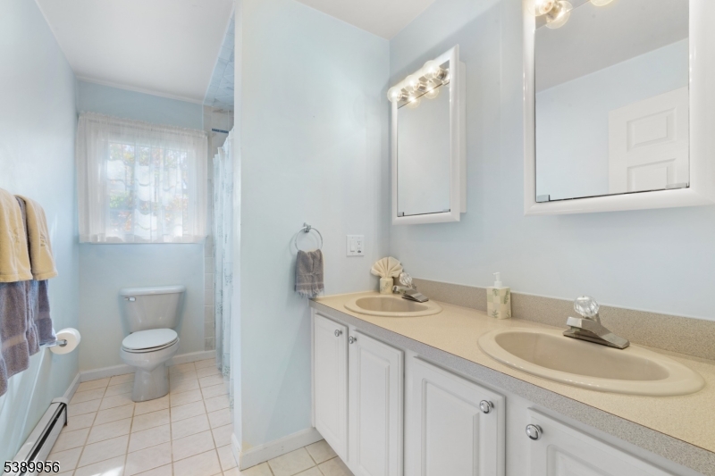 3 Hidden Hills Road Oak Ridge, NJ 07438 - Photo 24 of 32 a bathroom with a sink toilet and mirror