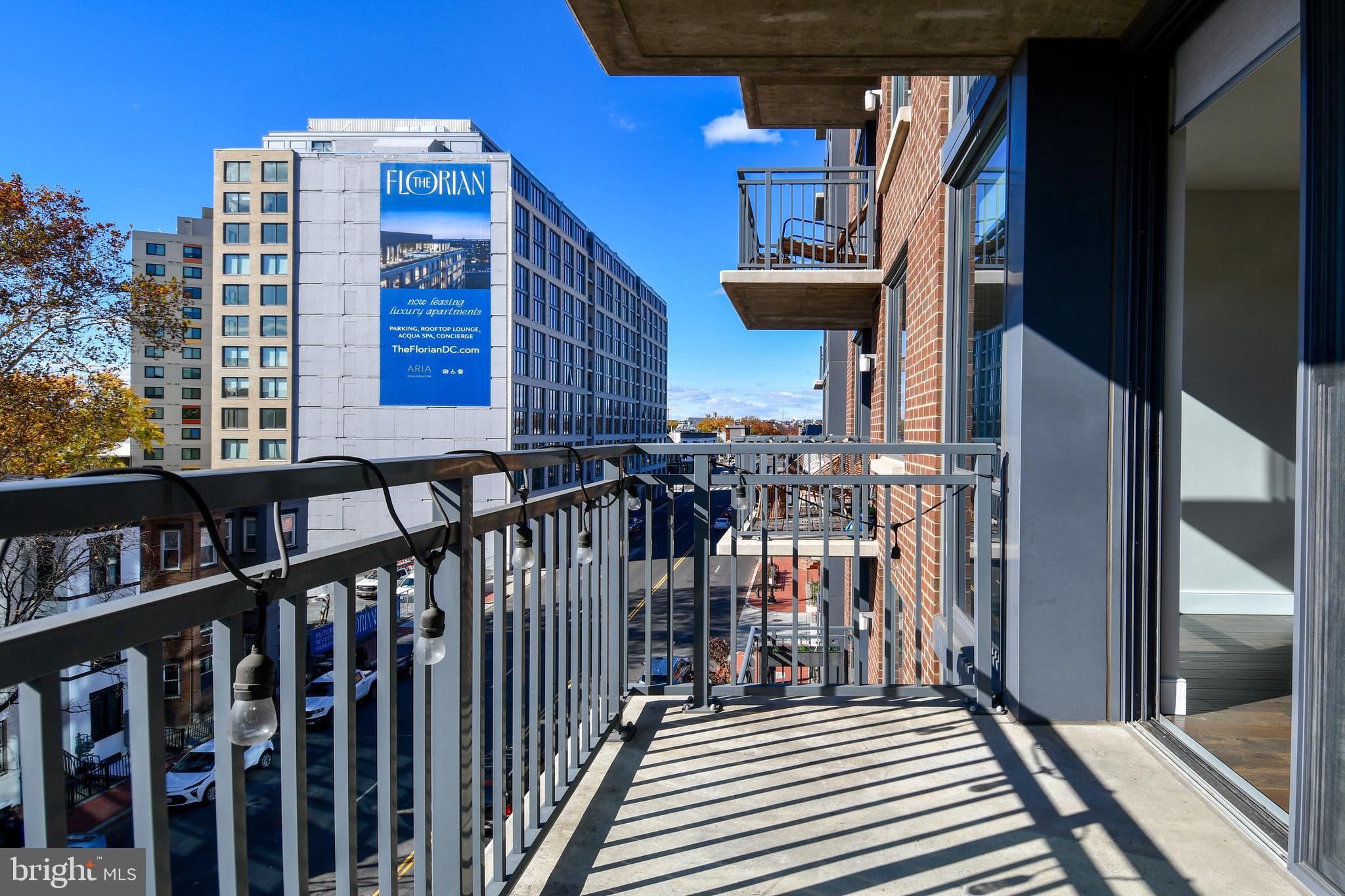 50 Florida Avenue Northeast, Unit 523 Washington, DC 20002 - Photo 30 of 38 a view of a balcony with furniture