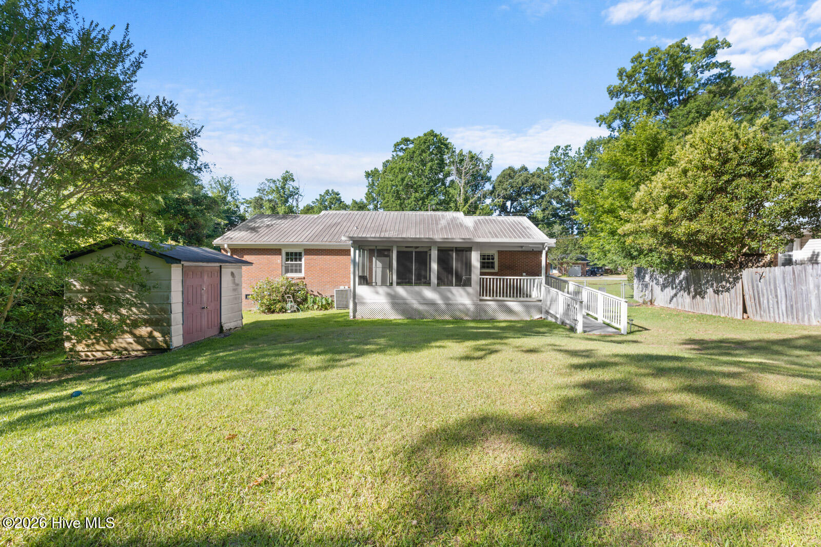 6 Laran Road Jacksonville, NC 28540 - Photo 39 of 41 Spacious Backyard With Wired Shed