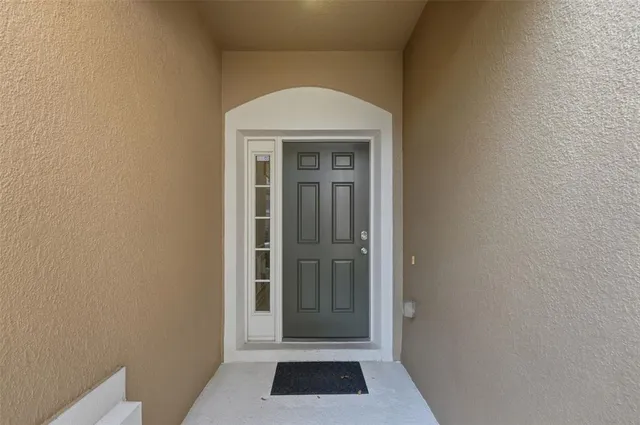 a view of a entryway door