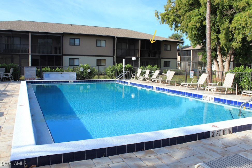 1221 Barrett Road, Unit 905 North Fort Myers, FL 33903 - Photo 22 of 22 a view of swimming pool with outdoor seating