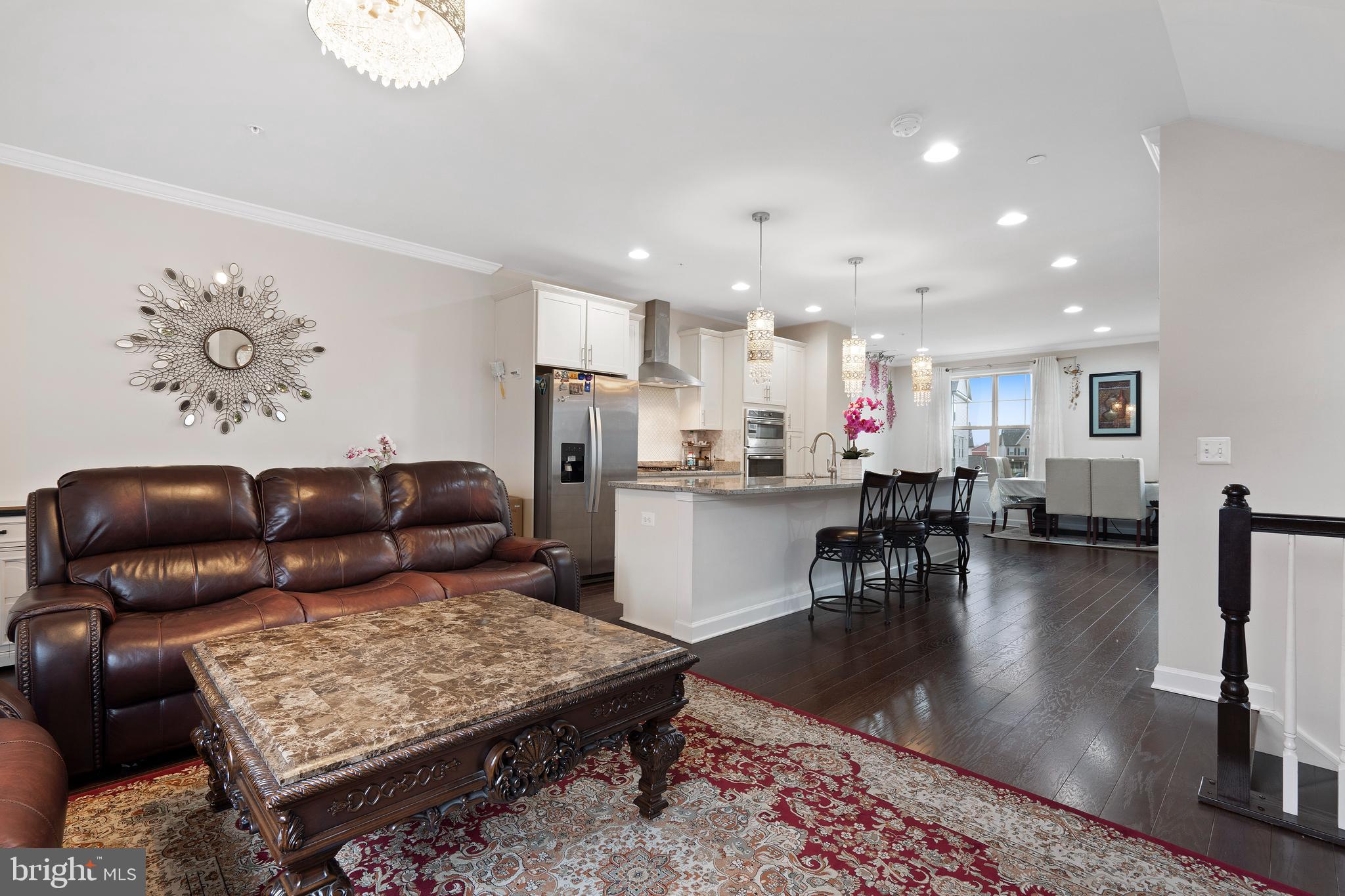 3516 Flatwoods Drive Frederick, MD 21704 - Photo 7 of 41 a living room with furniture and wooden floor