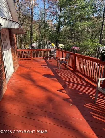 a balcony with outdoor seating