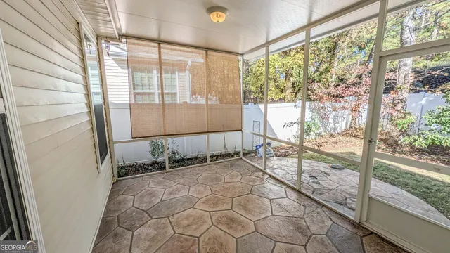 a view of front door