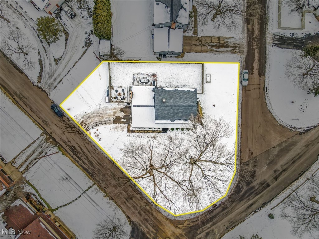 2104 Brookshire Road Akron, OH 44313 - Photo 39 of 44 Aerial View with lot lines