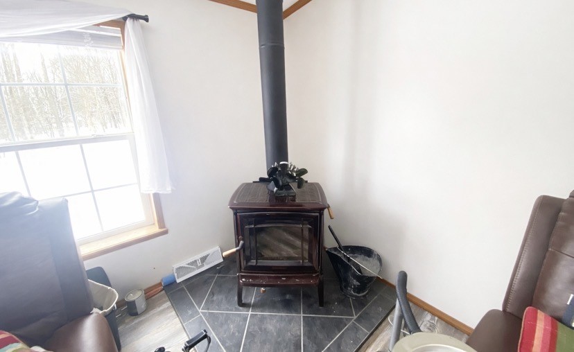 565 Ridge Road Hancock, NY 13783 - Photo 9 of 23 New wood burning stove in livingroom