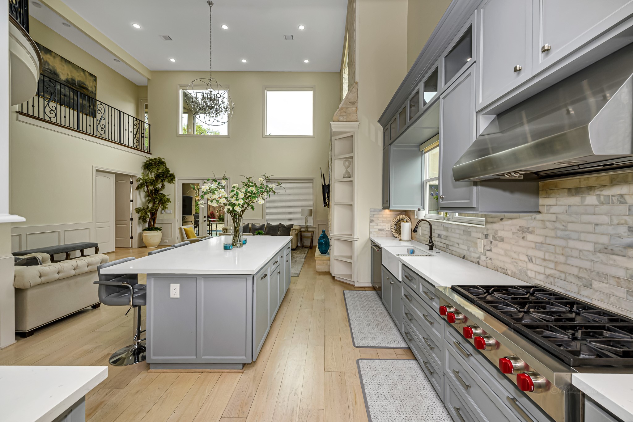 1340 Idylwild Street Houston, TX 77009 - Photo 11 of 42 This kitchen is a showpiece of both functionality and design, with high end appliances and custom cabinetry.